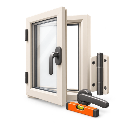 Window and door installation illustration