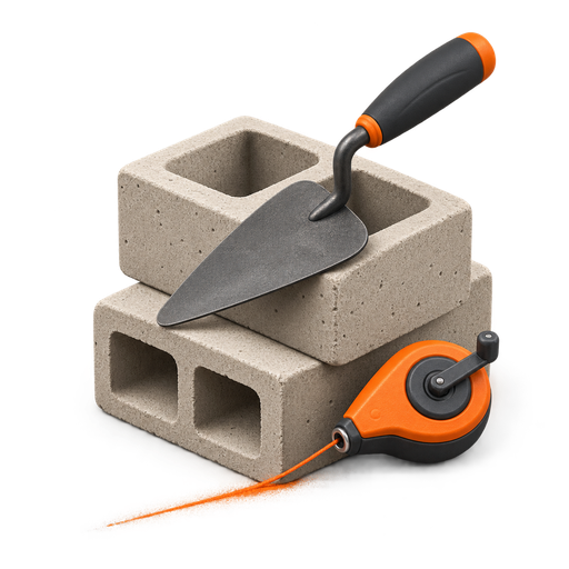 Concrete and masonry illustration