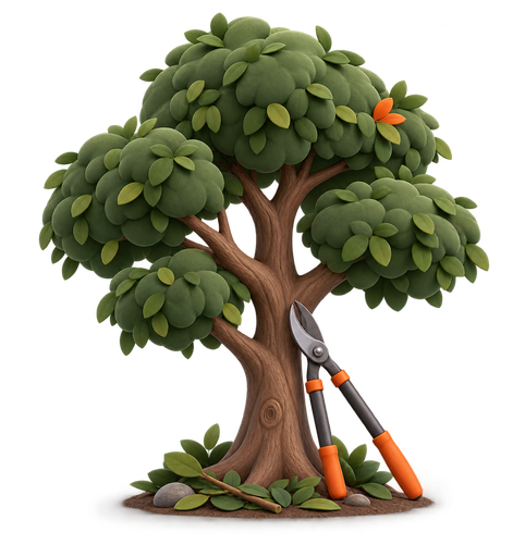 Tree service illustration